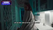 Hot Step mom cant lie without fuck and comes to Step son's shared bed for hard sex till cum in pussy