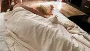 Husband wakes his wife up with fingers and cock