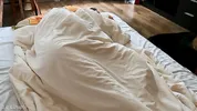Husband wakes his wife up with fingers and cock
