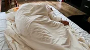 Husband wakes his wife up with fingers and cock