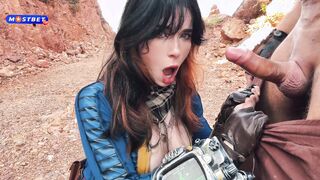 New Fallout Cosplay Porn Sweetie Fox - Sucked And Fucked For A Sip Of Water With A Stranger