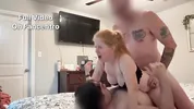 DP Threesome. Hubby And Friend Take Turns Fucking Both Holes.