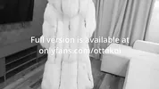 Fucking Fur Queen in a massive luxury fur coat! ANAL fur coat sex (Short Version)