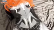 Instead of Saving People, This Spider Girl Rides My Dick!!