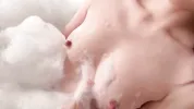 I bathed and washed my female dog