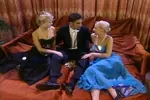 Threesome sex for eager friends who love sex