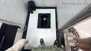 Step sister help me بهم کمک کرد تا دستشویی کنم . منم کردمش