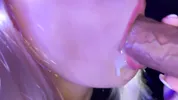 ASMR 4K SLOPPY BLOWJOB! I suck a cock with devotion and get 2 cumshots in my mouth