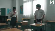 ModelMedia Asia - My girlfriend in college getting fucked by a black guy's huge cock