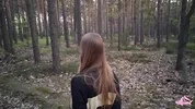 Sexy nymphomaniac in the forest made me cum in her mouth