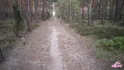 Sexy nymphomaniac in the forest made me cum in her mouth