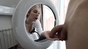 Stepdad's dick fucks a cute guy and a horny slut