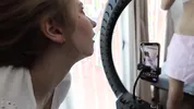 Stepdad's dick fucks a cute guy and a horny slut