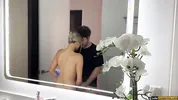 Hot All Natural Blonde Loves Watching Herself Fucked In Mirror - Cas Summer - Luke Cooper