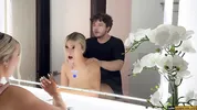 Hot All Natural Blonde Loves Watching Herself Fucked In Mirror - Cas Summer - Luke Cooper