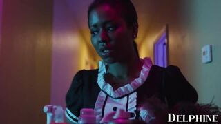 Delphine Films- Sexy Maid Kira Noir Knows How To Please Her Customers