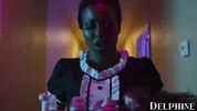 Delphine Films- Sexy Maid Kira Noir Knows How To Please Her Customers