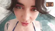 Nikky Gives a Blowjob by the Pool and Takes a Cock in Her Tight Wet Pussy