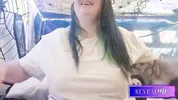 RevealMe || PRIVATE SESSION BABE STRIPS NAKED, PLAYS WITH BIG TITS, FINGERS HER PUSSY THEN VIBRATES TO ORGASM!