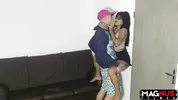 Lucky delivery guy fucking tight pussy