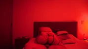 After office with my coworker - she rides me and moans a lot