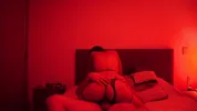 After office with my coworker - she rides me and moans a lot