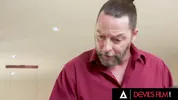 DEVILS FILM - Naughty Teen Exhibitionist Chloe Temple Fucks Right In Front Her Stepfather