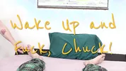 Thick horny slut Siri wakes you up to suck your cock, ride you and get filled - Siri Dahl, POV Chuck
