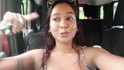 Petite Desi Mia Z masturbates on a hike in NZ