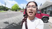 Petite Desi Mia Z masturbates on a hike in NZ