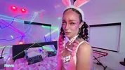 Rave Beauty Christina Sage Gets Messy In A Neon Bunny Hookup!