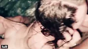 intense threesome BBG sex with hot young real couple - little arden first ever spitroast