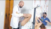 Cuckold takes wife to gynecologist and doctor plays with her pussy!