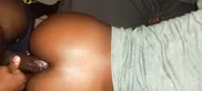 Ebony Petite Teen Has Her 1st Anal Sex, Ass To Pussy.