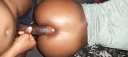 Ebony Petite Teen Has Her 1st Anal Sex, Ass To Pussy.