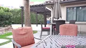 PAWG Stepsis Sneakily Fucks Stepbro Outside - Anna Claire Clouds - MyPervyFamily