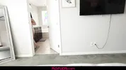 Caught snooping, his cock is soon being sucked & plunged into her hot pussy in a POV fuck!