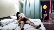 I get on my sister's boyfriend and my boyfriend fucks her! (Swingers)