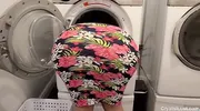 Big Ass Stepmom fucks her porn addict Stepson In The Laundry Room