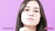 Cute Teen Brunette goes to interview & cums HARD