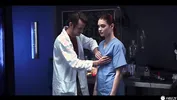 18 Yo Teen Matty Mila Perez Pranked by Her Boss - Coworker Babe Frozen In Time