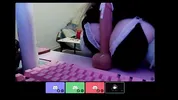 Teasing my step-brother's friends on Discord then fingering myself under the table