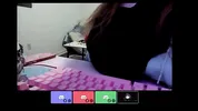 Teasing my step-brother's friends on Discord then fingering myself under the table