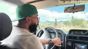 Big-assed Colombian needs hydration and her neighbor fills her mouth with semen - DanielaAndrea