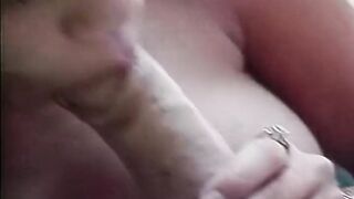 Brunette and busty ebony Kitty fucks big cock Jay