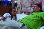 Brunette and busty ebony Kitty fucks big cock Jay