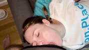 Pussy prank ended swallowing cum. Put her vibrating ,while cute relax