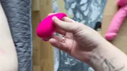 Pussy prank ended swallowing cum. Put her vibrating ,while cute relax