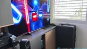 I prank my girlfriend while she's playing Beat Saber! Oral Creampie!
