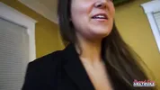 Horny Brunette Beauty Vicky Gets Her Pussy Deeply Fucked!